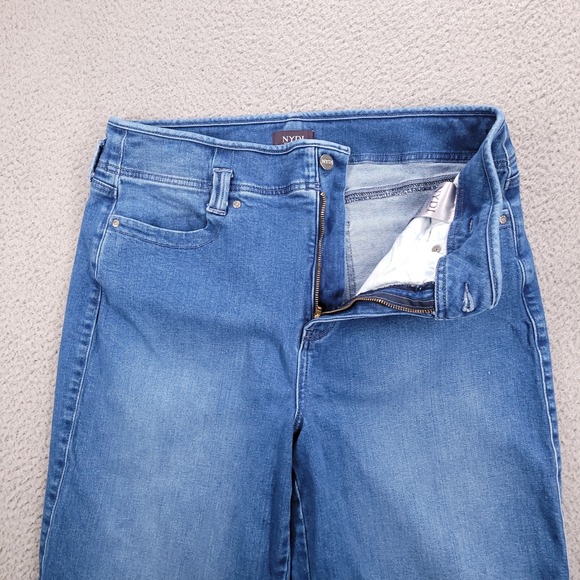 NYDJ Jeans Size 14 Teresa Wide Leg Higher Rise Trouser *HEMMED 31" Inseam - Picture 6 of 15